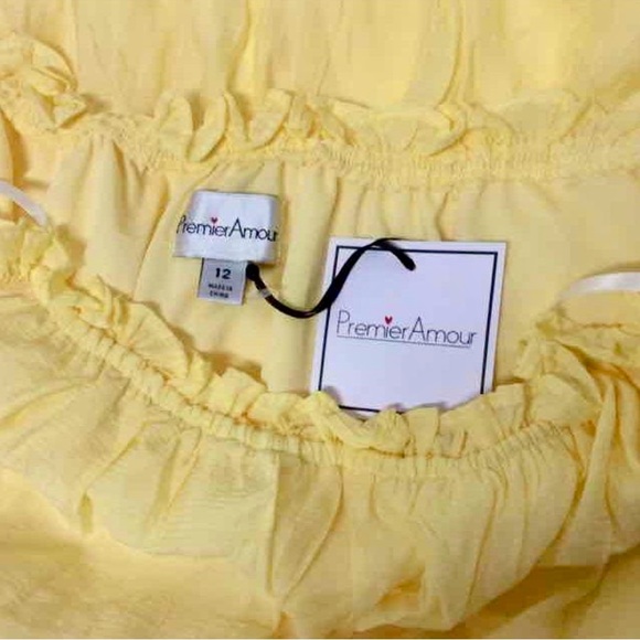 NWT Fit and Flare On/Off Shoulder Flare 3/4 Sleeve Smocked Waist Tiered Dress - Picture 7 of 9